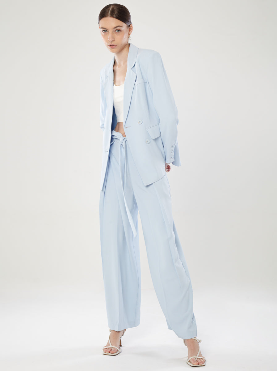 Double Breasted Loose-Cut Blazer