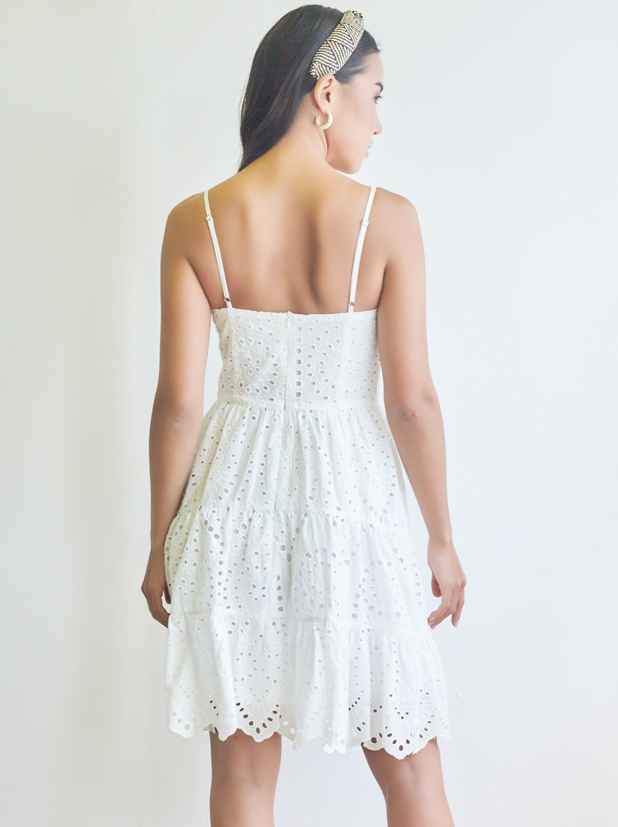 Broderie Anglaise Cotton Dress
