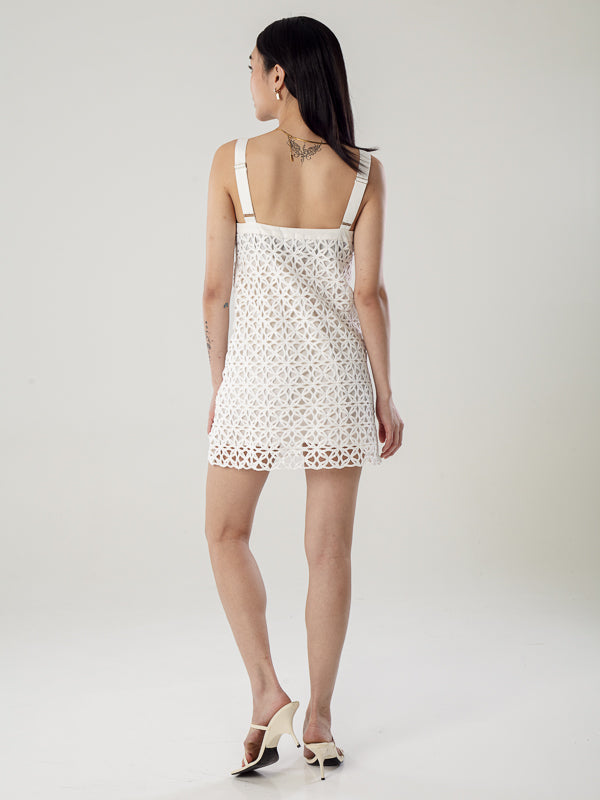 Embroidered Short Dress