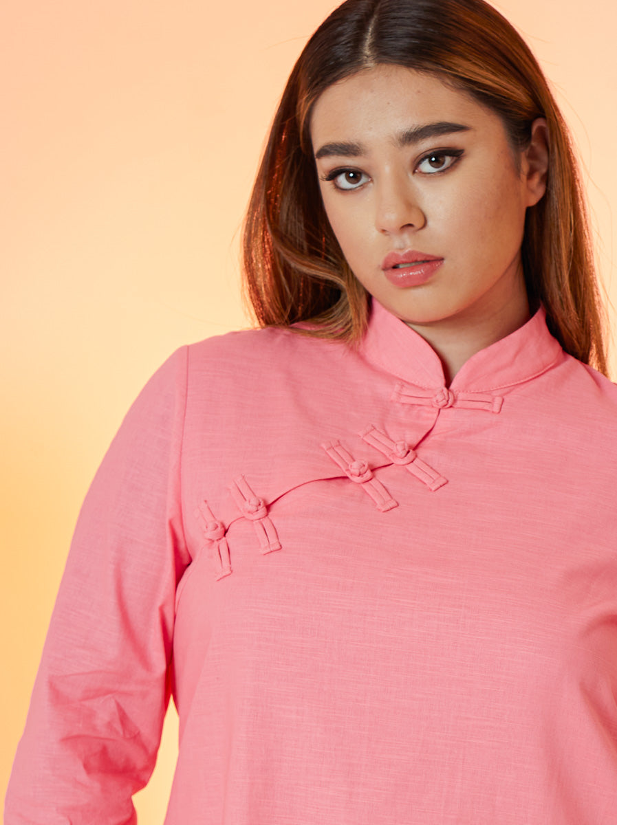 Loose Linen Cheongsam