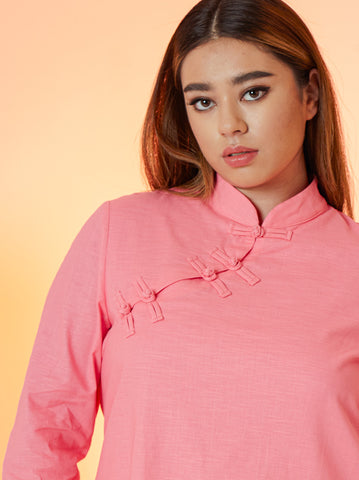 Loose Linen Cheongsam