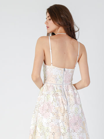 Guipure Lace Strap Dress