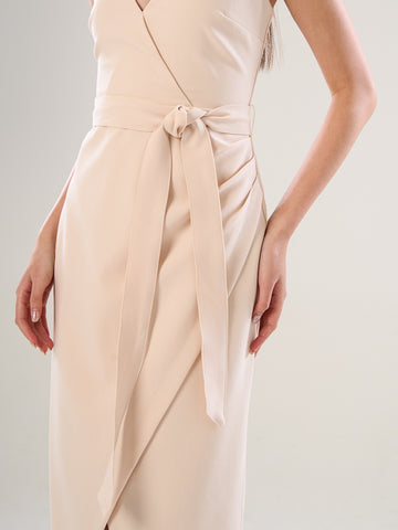 Strappy Dress With Belt