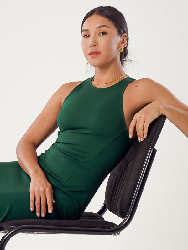 Slim-Fit Sleeveless Dress