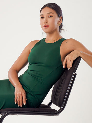 Slim-Fit Sleeveless Dress