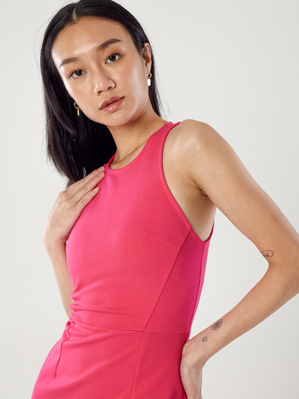 Slim-Fit Sleeveless Dress