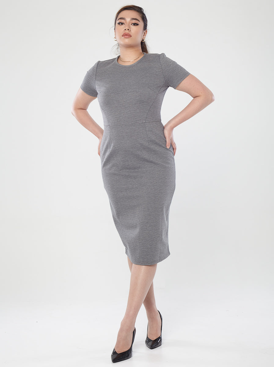 Slim-Fit Short Sleeve Dress