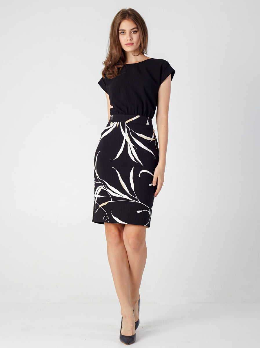 Short Sleeve Pencil Dress