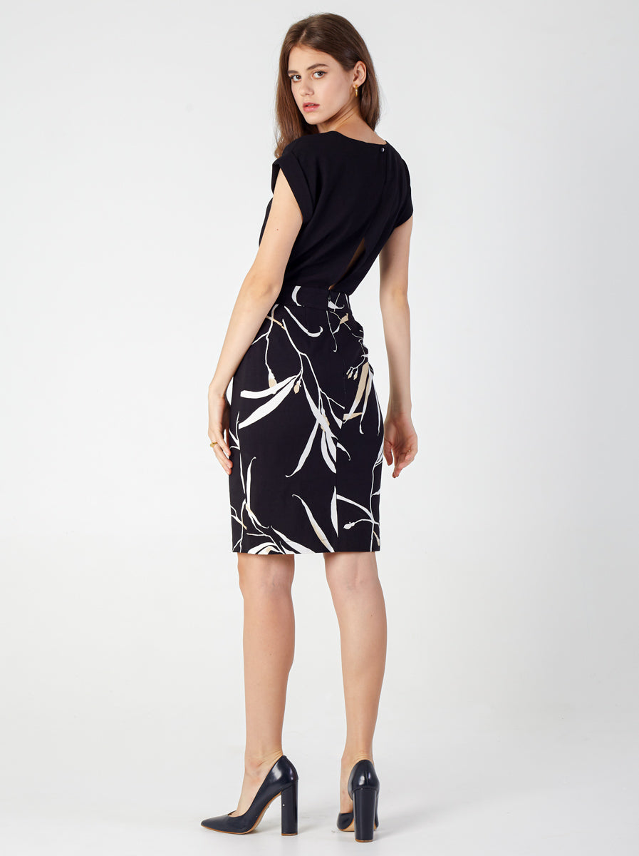 Short Sleeve Pencil Dress