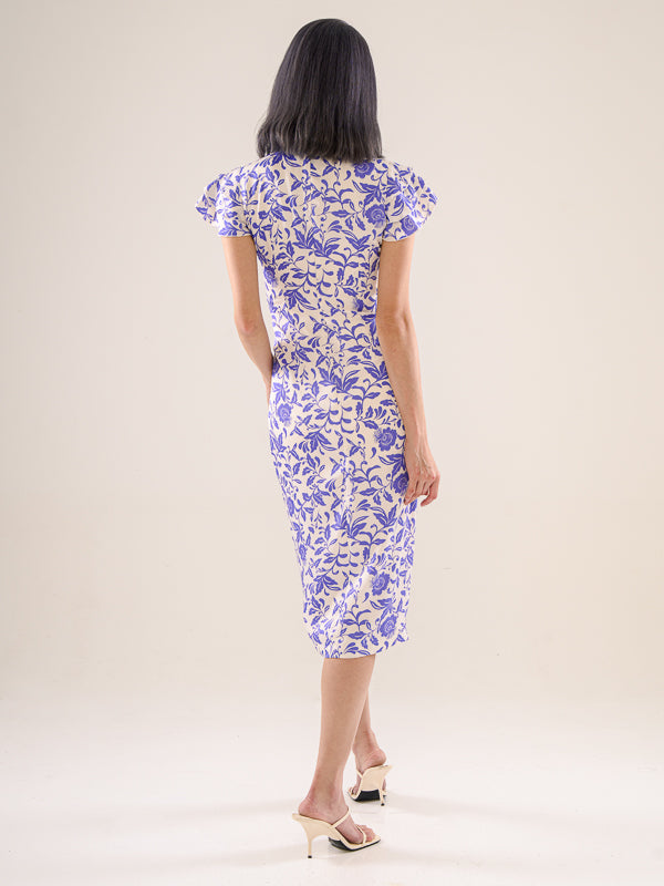 Printed Rayon Traditional Qipao