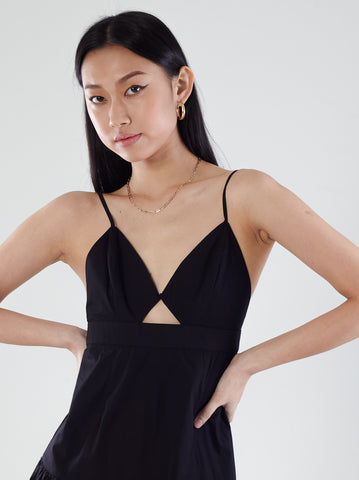 Strappy Cotton Maxi Dress