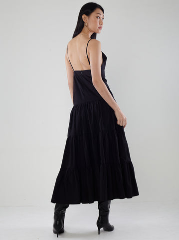 Strappy Cotton Maxi Dress