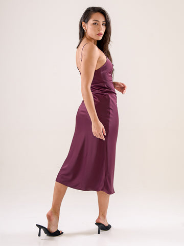 Strappy Satin Dress