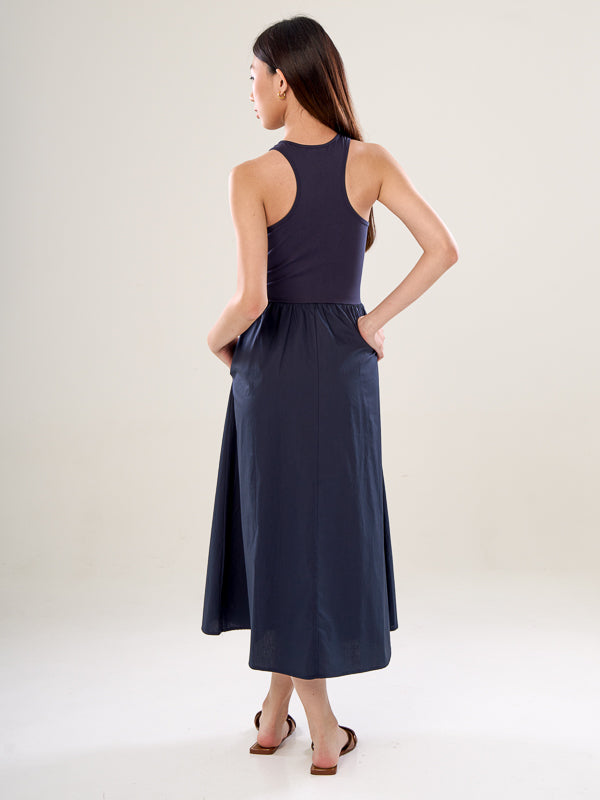 Sleeveless A-Line Dress