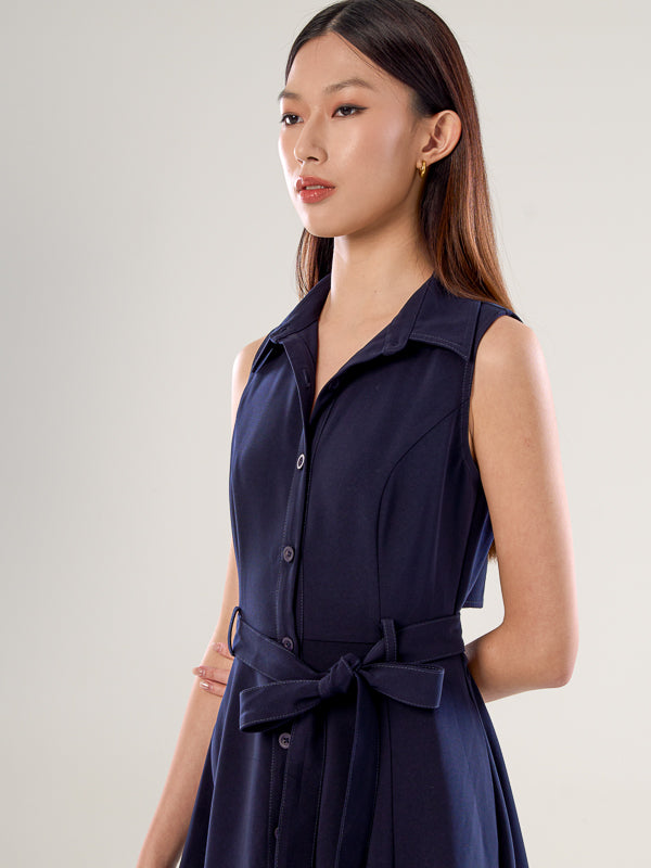 Collared Button Down Dress