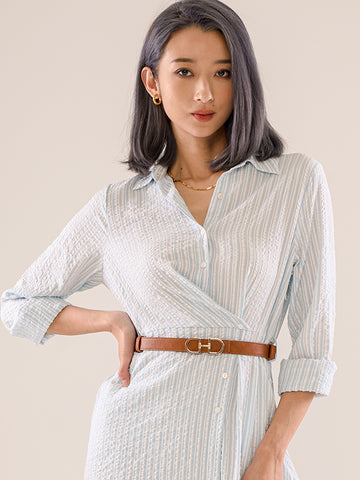 Shirt Dress With Belt