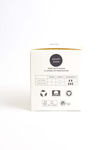 Bobble - Organic Cotton Night Pads / Maternity Pads