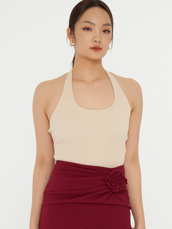 Knit Halter Top