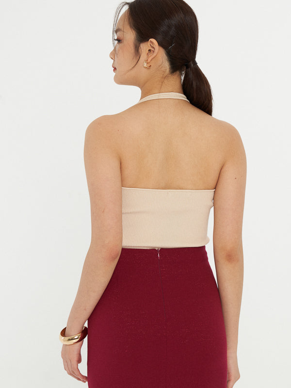 Knit Halter Top