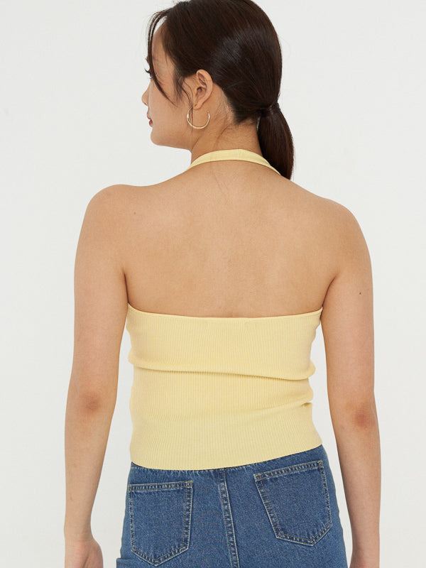 Knit Halter Top