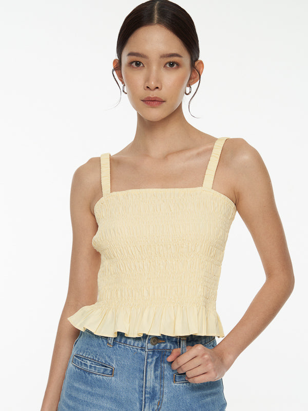 Smocking Ruffle Top