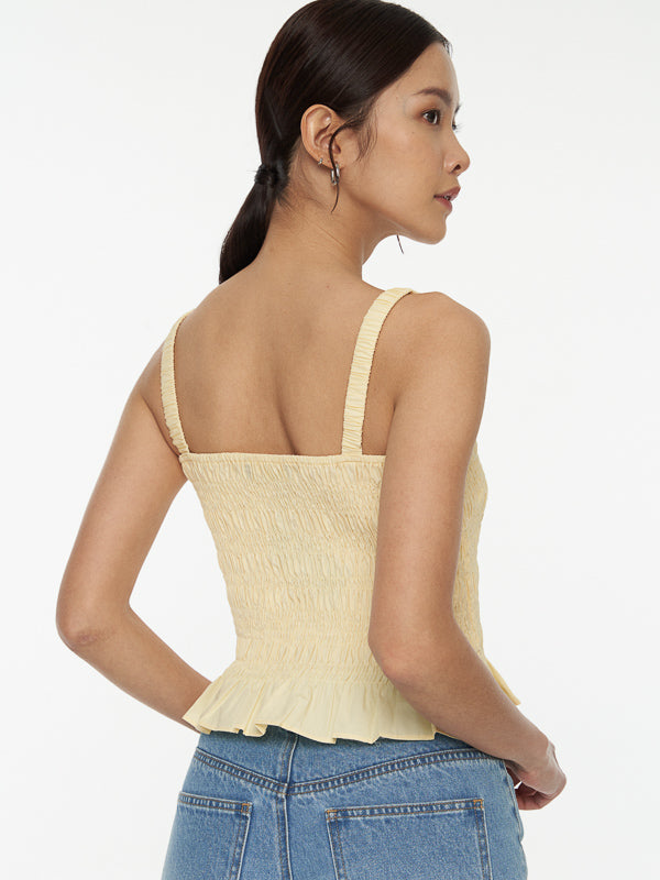 Smocking Ruffle Top