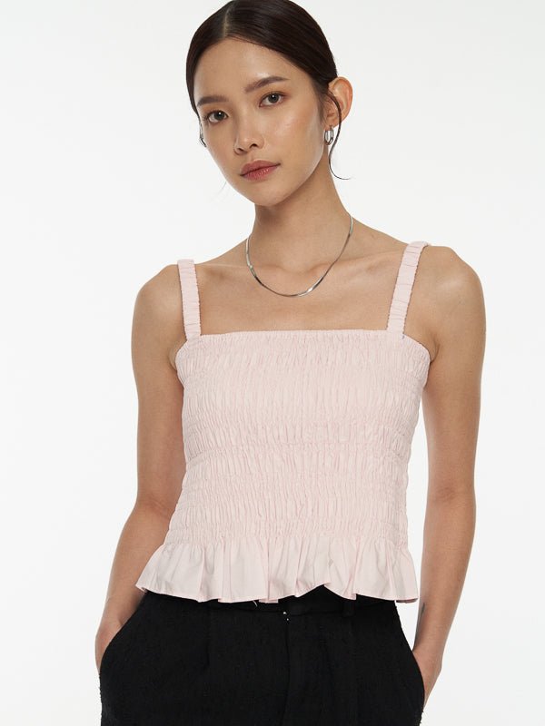 Smocking Ruffle Top