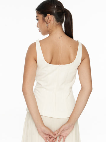 Scoop Neck Cotton Top