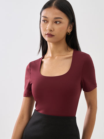 SupraSoft™️ Short-sleeve Scoop Neck Tee