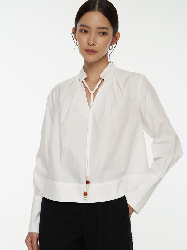 Long Sleeve White Top