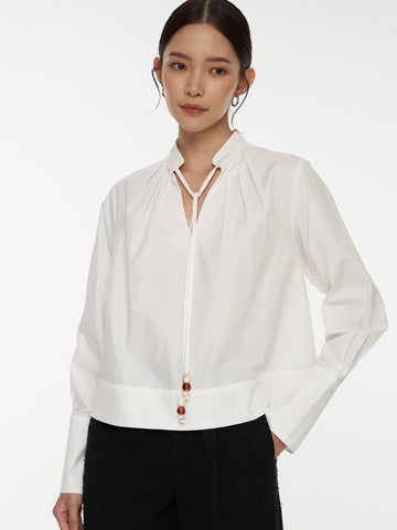 Long Sleeve White Top