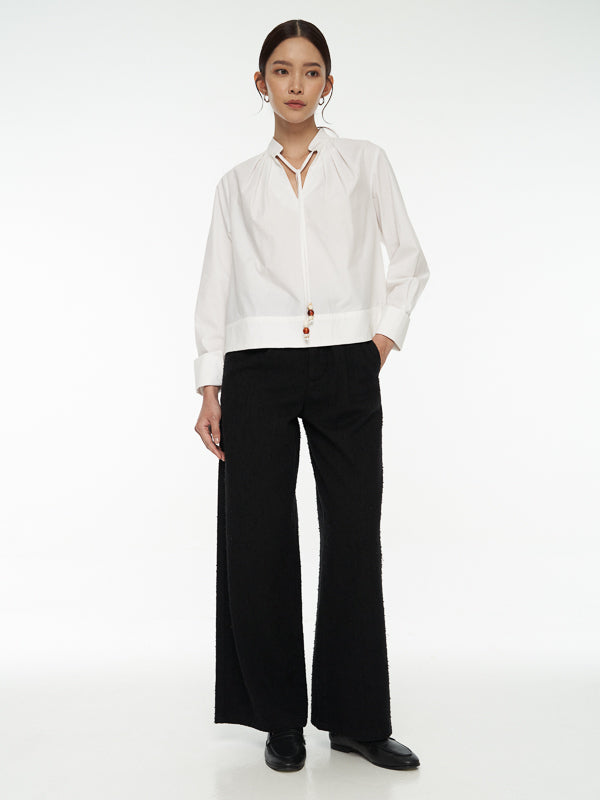 Long Sleeve White Top