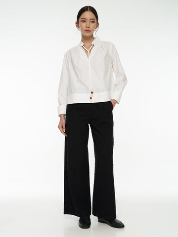 Long Sleeve White Top