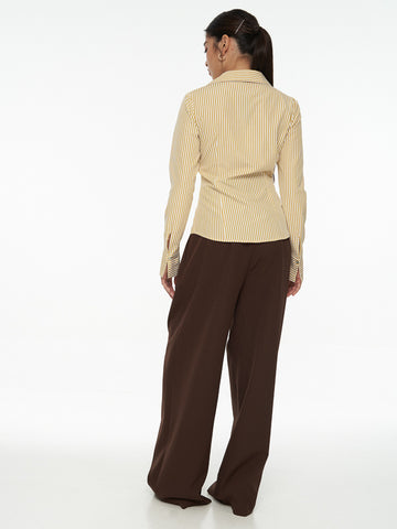 Fitted Long Sleeve Blouse