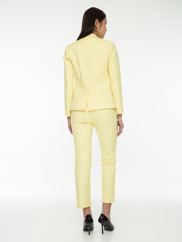 Power Suits Blazer-Butter Yellow