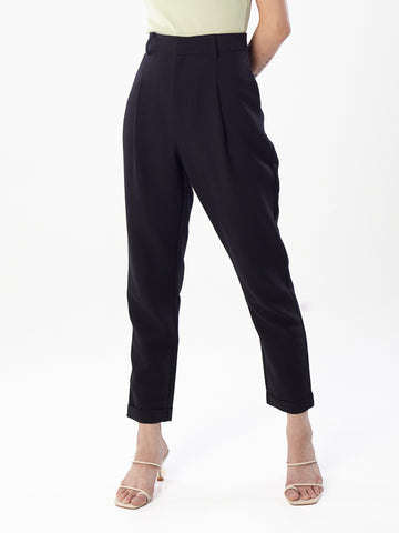 Chriselle Tailored Pants-Black