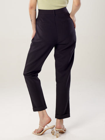 Chriselle Tailored Pants-Black