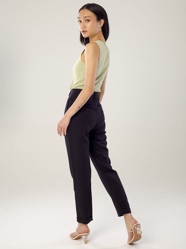 Chriselle Tailored Pants-Black