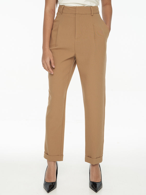 Chriselle Tailored Pants-Camel