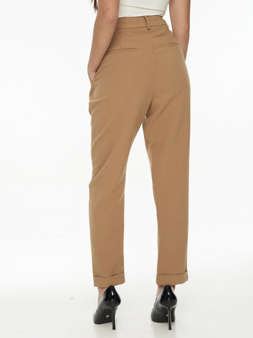 Chriselle Tailored Pants-Camel