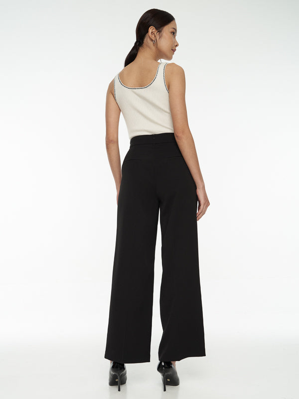Crease-Leg Trousers