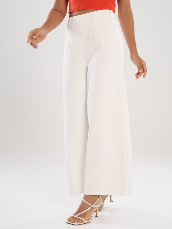 Tailored Straight Cut Pants