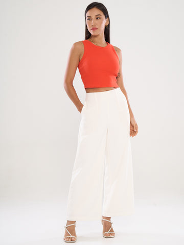 Tailored Straight Cut Pants