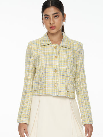 Cropped Tweed Jacket