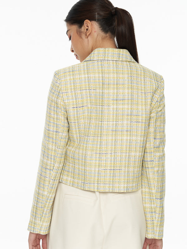 Cropped Tweed Jacket