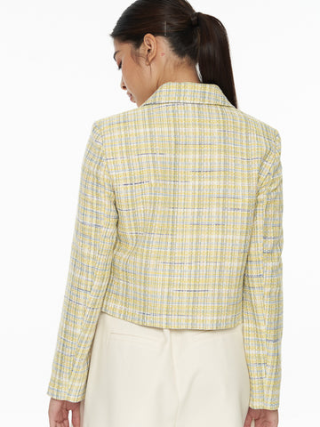 Cropped Tweed Jacket