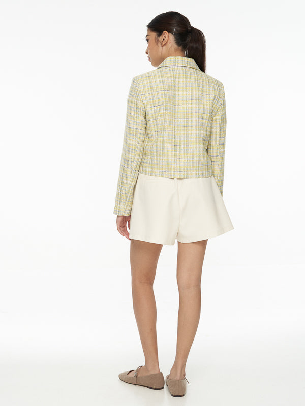 Cropped Tweed Jacket