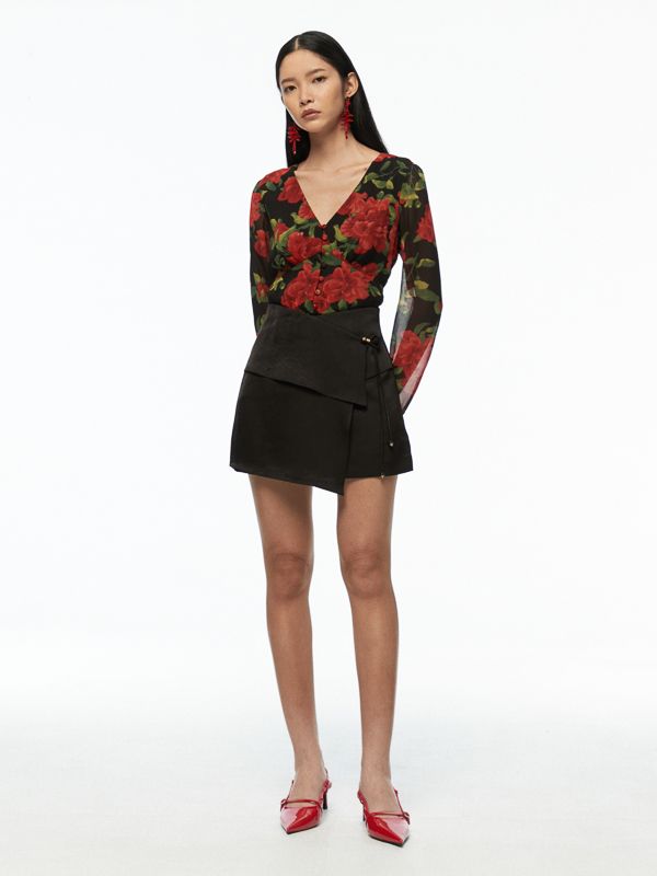 Mini Wrap Skort