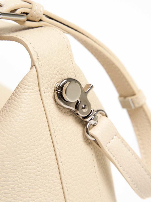 Marion Mini Hobo Bag-Beige