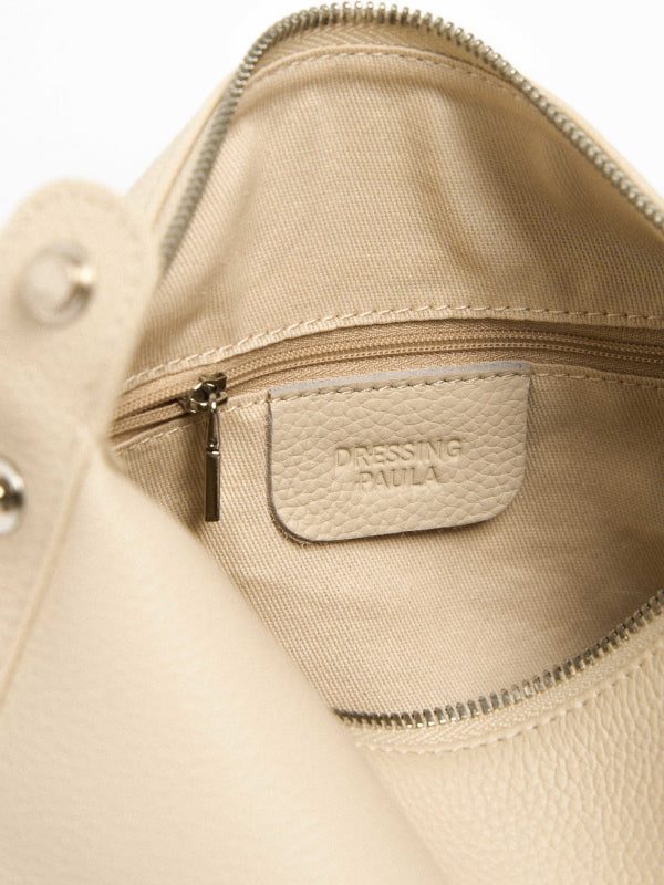Marion Mini Hobo Bag-Beige
